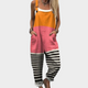 Comfortable Printed Overalls