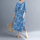 Althea | Floral Batwing Sleeve Maxi Dress