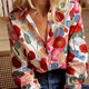 Ava | Vibrant Floral Long-Sleeve Shirt