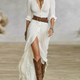 Marie | Long-sleeved Maxi Dress