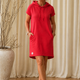 Lunessa | Hooded Short Sleeve Casual Dress