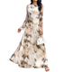 CELESTE – Tie-Dye Mesh Print Elegance Dress