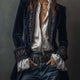Quinn | Vintage Embroidered Long Jacket