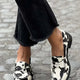 Kaelynna | Cow-Print Loafers
