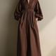 Charlotte | Minimalist Long Sleeve Maxi Dress