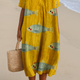 Agnes | Artistic Print Cotton Dress
