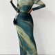 TORINA | Long Sleeve Round Neck Maxi Dress