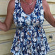 Nerina | Patterned Sleeveless Linen Top