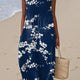 Tess – Elegant Midi Dress with Floral Pattern